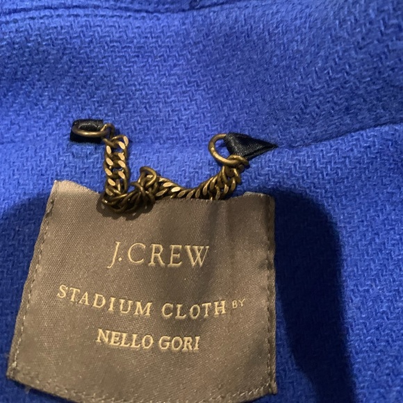 J Crew royal blue Pea Coat- so classic and flattering - Picture 3 of 5